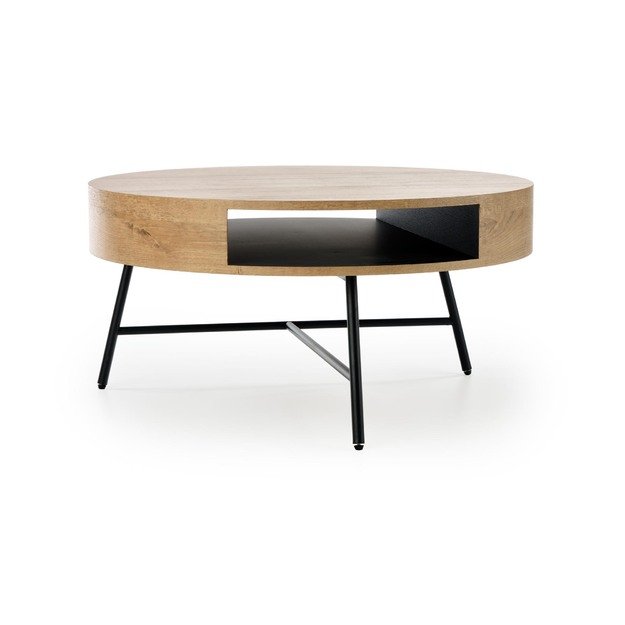 CAMILA c. table golden oak / black 6