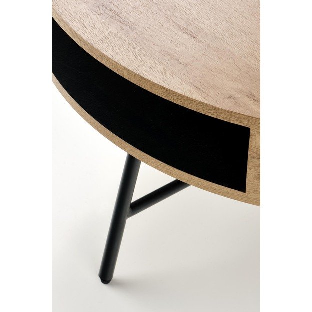 CAMILA c. table golden oak / black 8