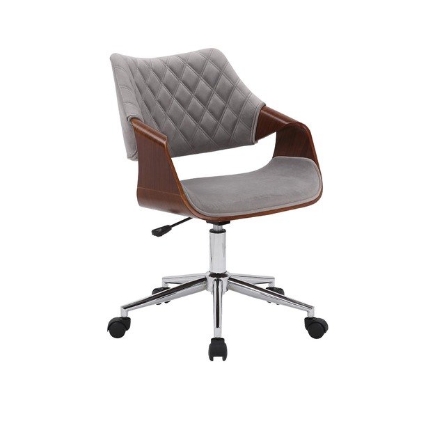 COLT office chair walnut/grey