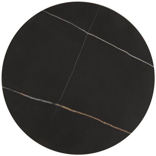FATIMA  set of two coffee tables, black marble / gold 1