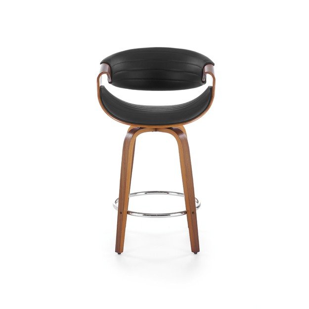 H123 bar stool, black / walnut 10