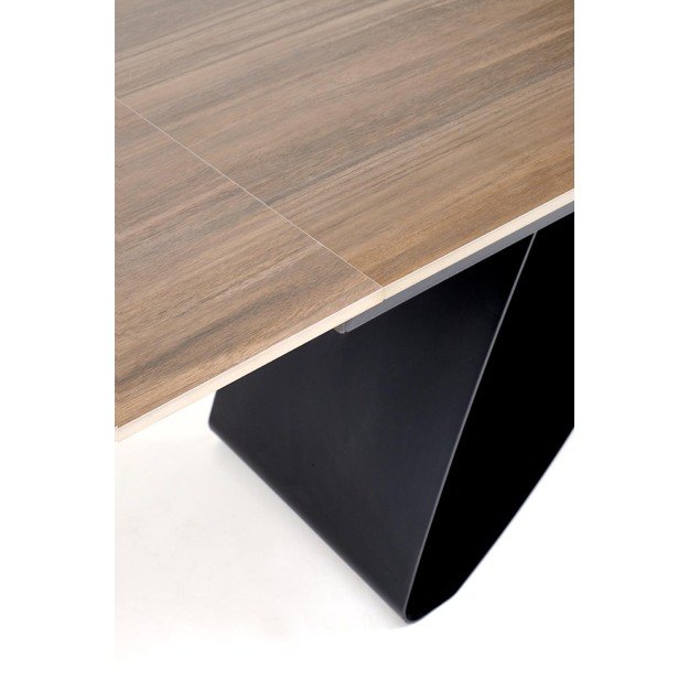 HILARIO extension table, walnut / black 11
