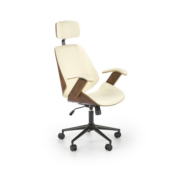IGNAZIO chair, walnut / creamy
