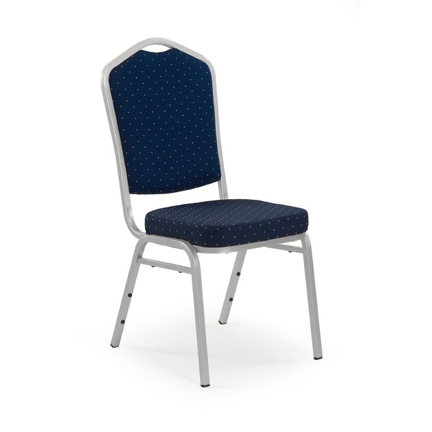 K66 S chair color: blue, silver frame
