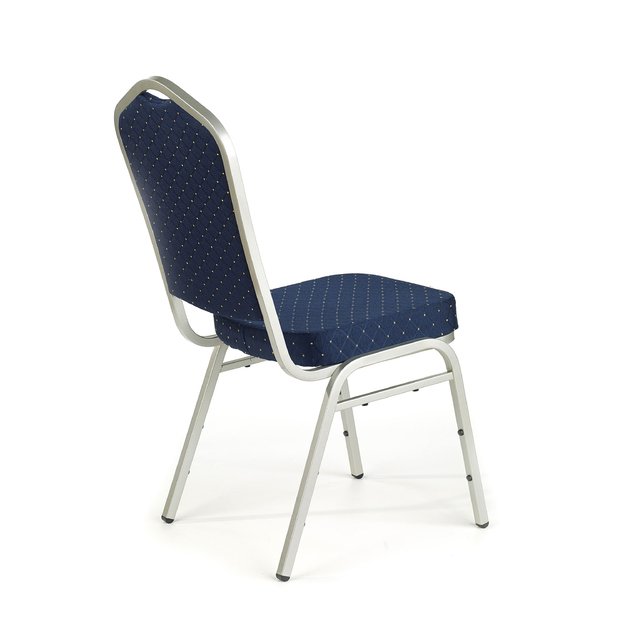 K66 S chair color: blue, silver frame 1