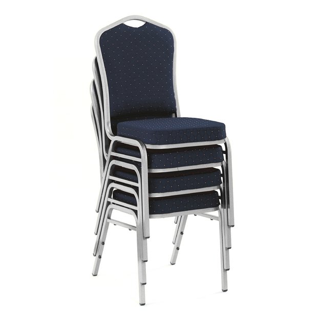 K66 S chair color: blue, silver frame 2