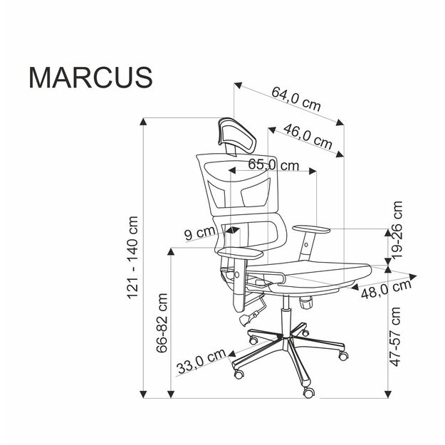 MARCUS office chair black 5