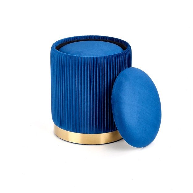 MONTY set of two stools: color: dark blue 14