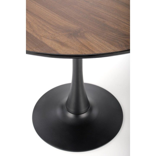 OLMO round table, walnut / black 15