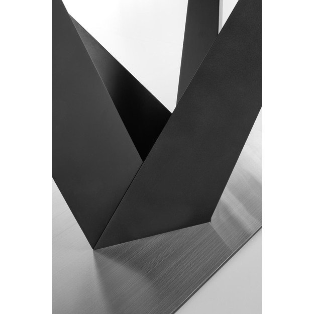 PATRIZIO table dark grey, leg black 18
