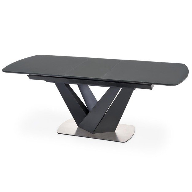 PATRIZIO table dark grey, leg black 22