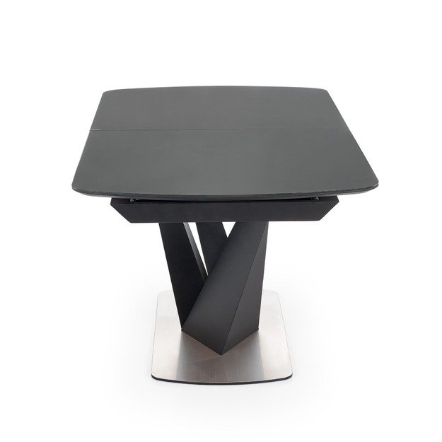 PATRIZIO table dark grey, leg black 35