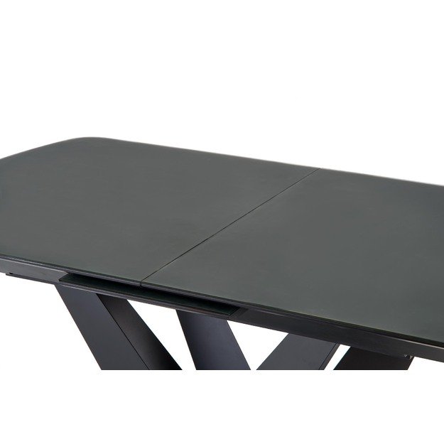 PATRIZIO table dark grey, leg black 23