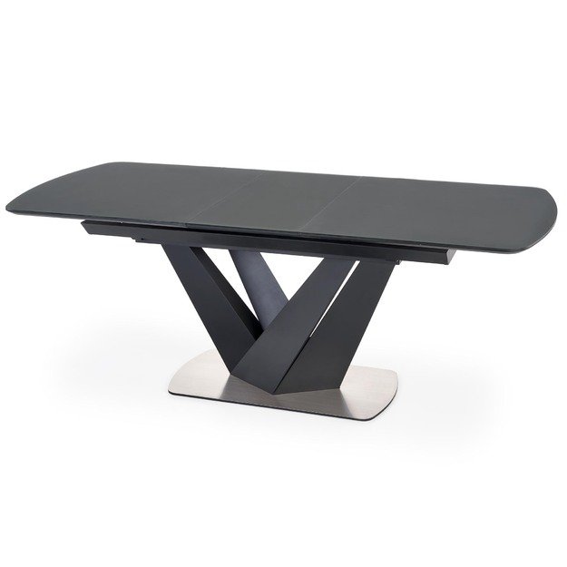 PATRIZIO table dark grey, leg black 3