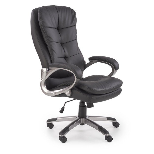 PRESTON executive office chair color: black