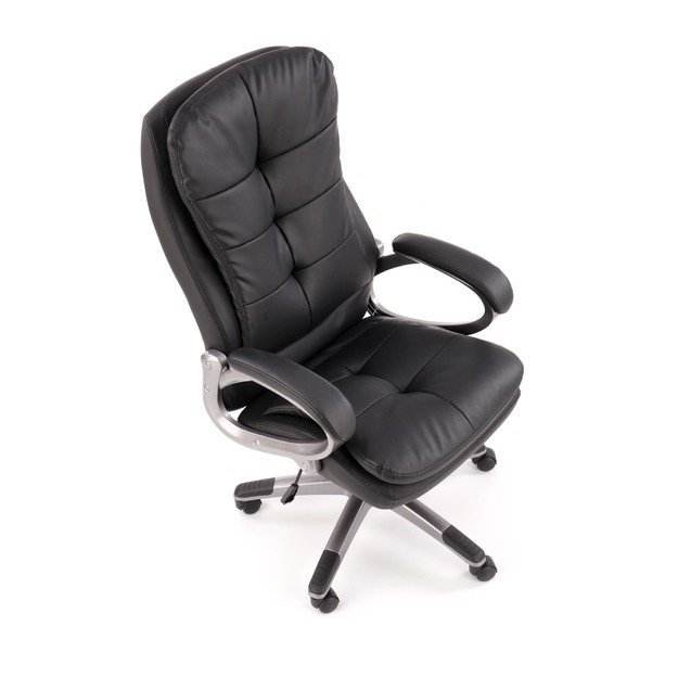 PRESTON executive office chair color: black 5