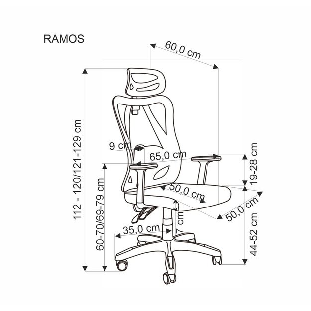 RAMOS office chair, black