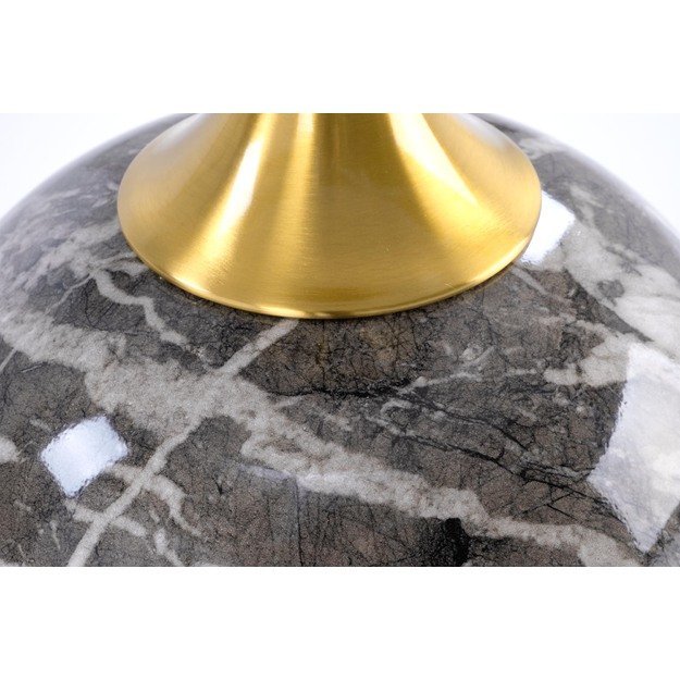 ROSA coffee table, white marble / grey marble / gold 3