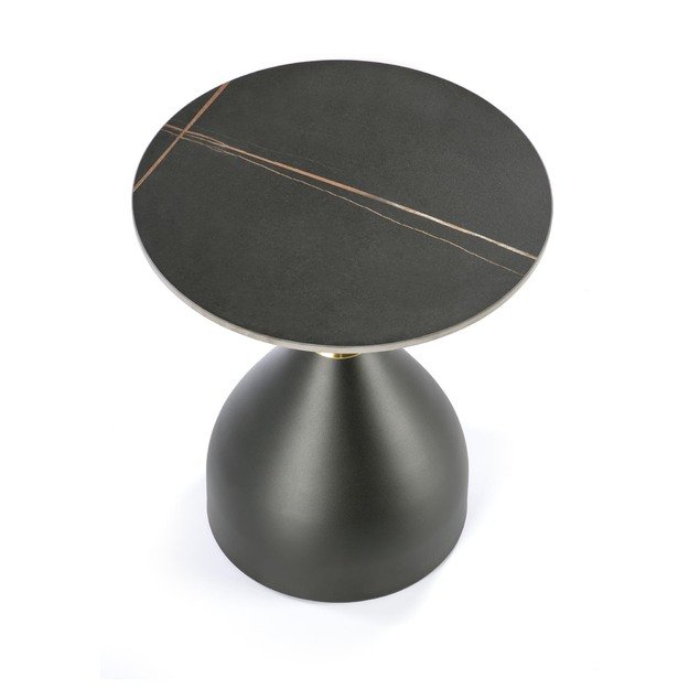 SCALITA coffee table, black marble / black / gold 14