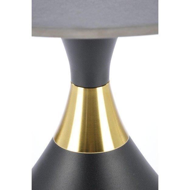 SCALITA coffee table, black marble / black / gold 4