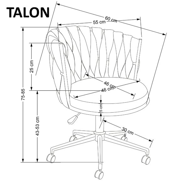 TALON chair, grey 2