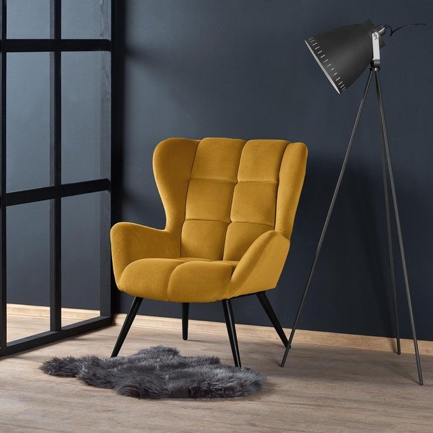 TYRION l. chair, color: mustard 8