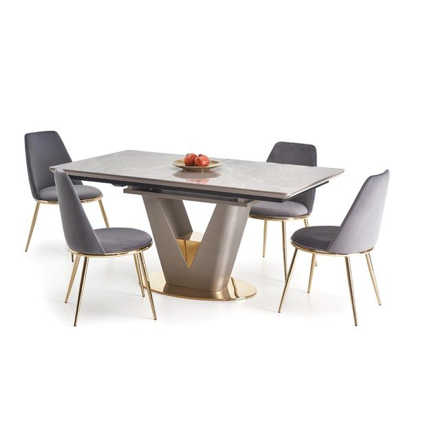 VALENTINO table light grey/gold 29