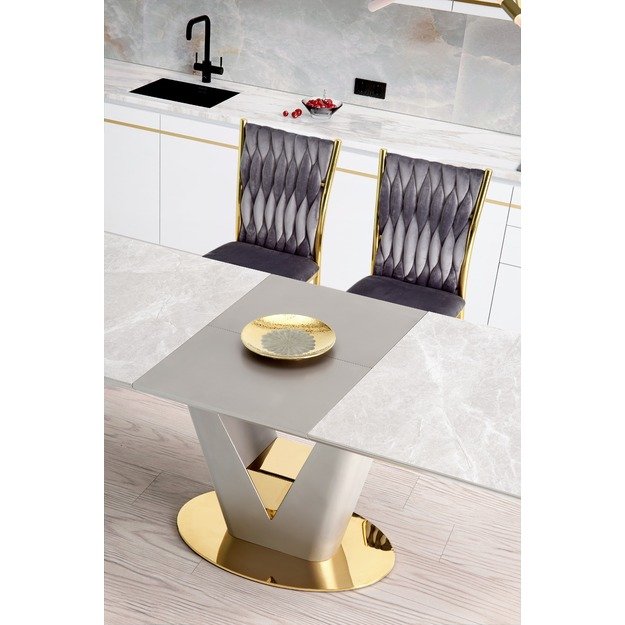 VALENTINO table light grey/gold 14
