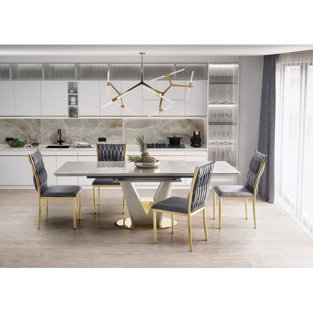 VALENTINO table light grey/gold 11