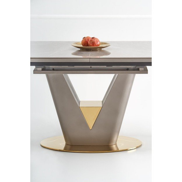 VALENTINO table light grey/gold 16