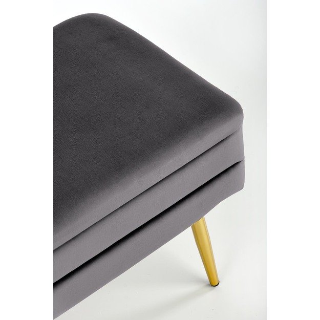 VELVA bench color: grey/gold 10