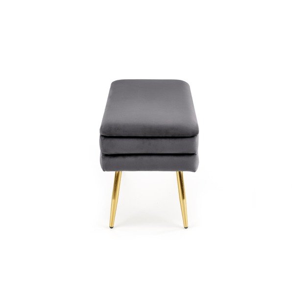 VELVA bench color: grey/gold 8