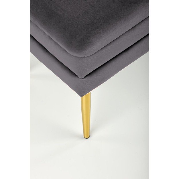 VELVA bench color: grey/gold 9