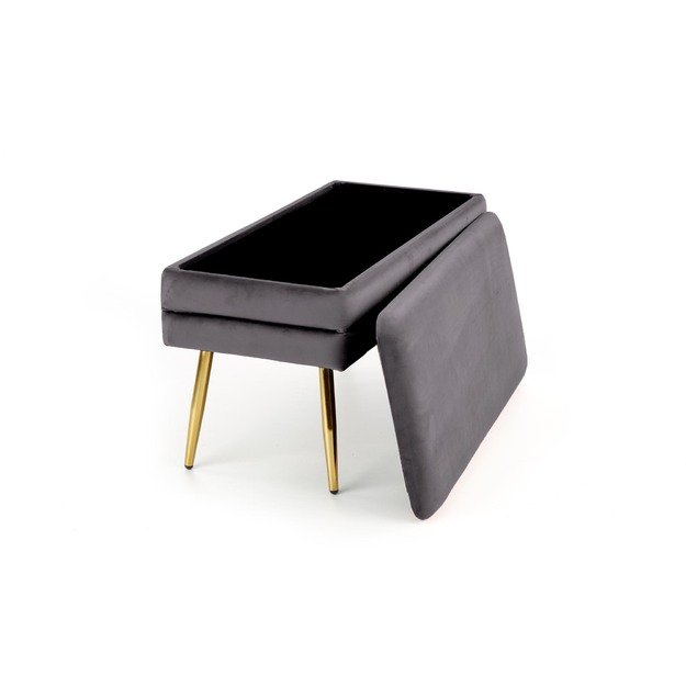 VELVA bench color: grey/gold 5
