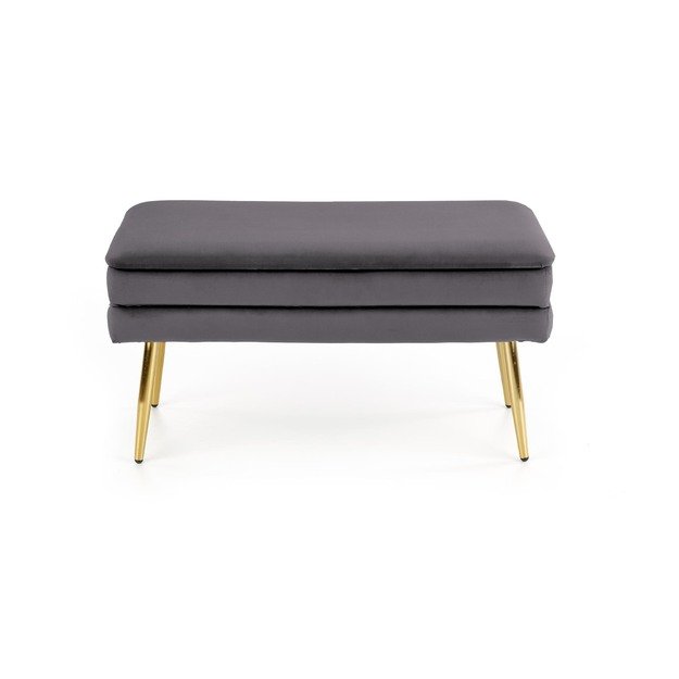 VELVA bench color: grey/gold 7
