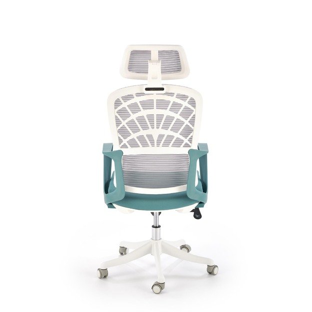 VESUVIO 2 office chair, turquoise / white 1
