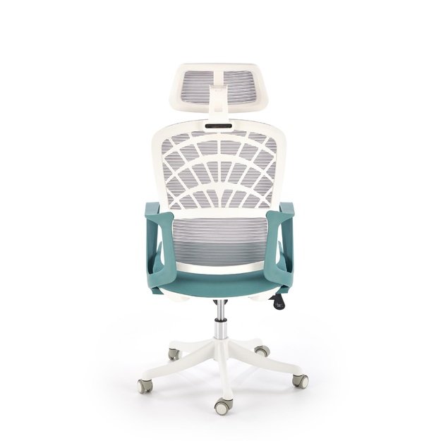 VESUVIO 2 office chair, turquoise / white