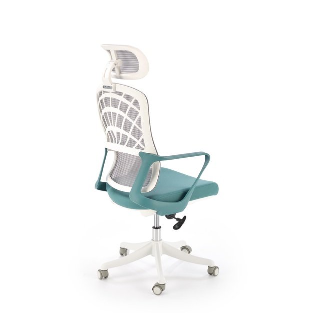 VESUVIO 2 office chair, turquoise / white