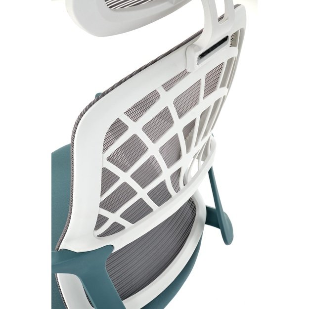 VESUVIO 2 office chair, turquoise / white