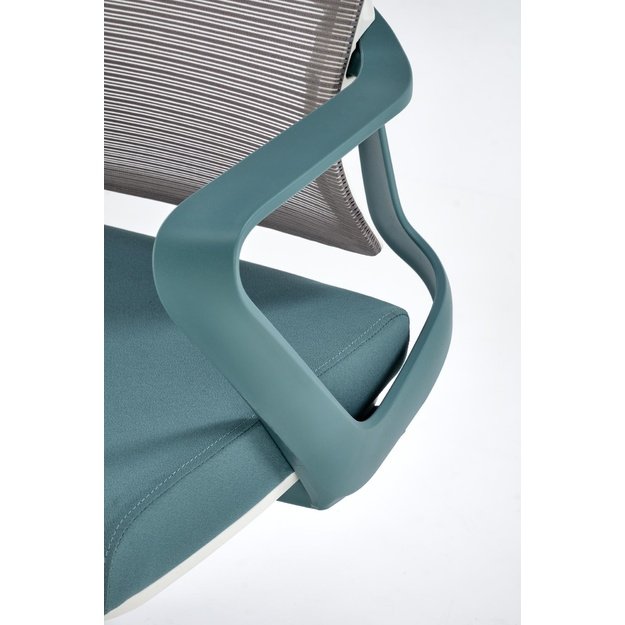 VESUVIO 2 office chair, turquoise / white