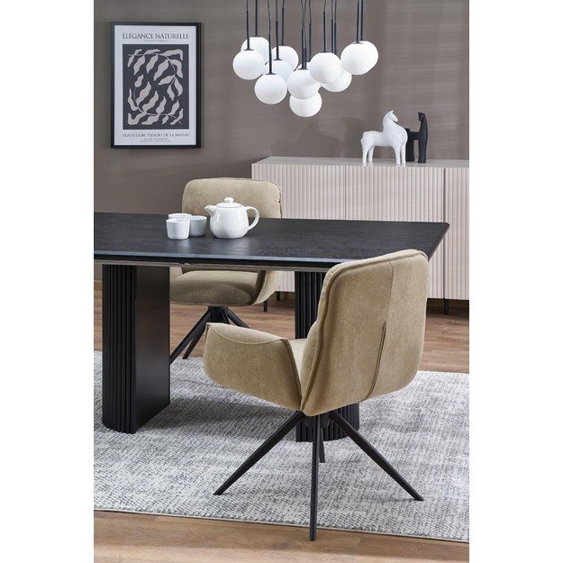 BOLERO extension table, color: black / black 12
