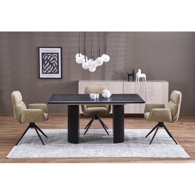 BOLERO extension table, color: black / black