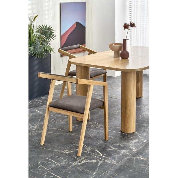 ELEFANTE RECTANGLE extension table, natural oak 35