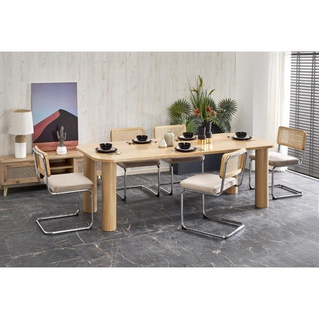 ELEFANTE RECTANGLE extension table, natural oak 29