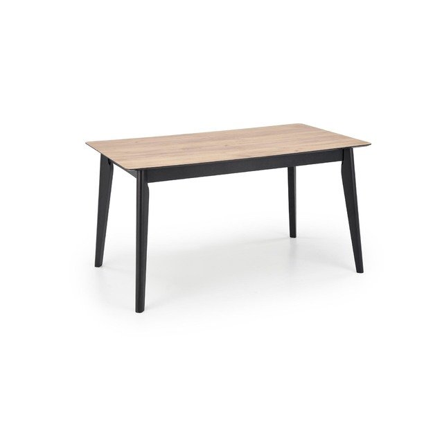 GULIAN extension table, wotan oak / black 9
