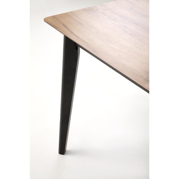 GULIAN extension table, wotan oak / black 21