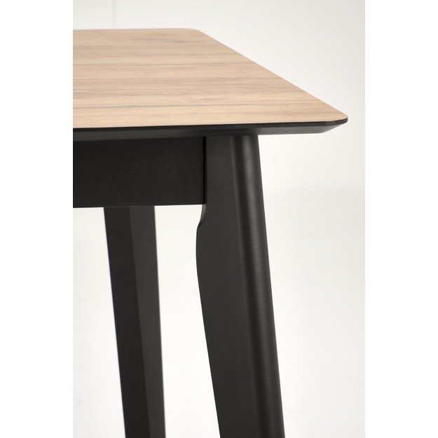 GULIAN extension table, wotan oak / black 1