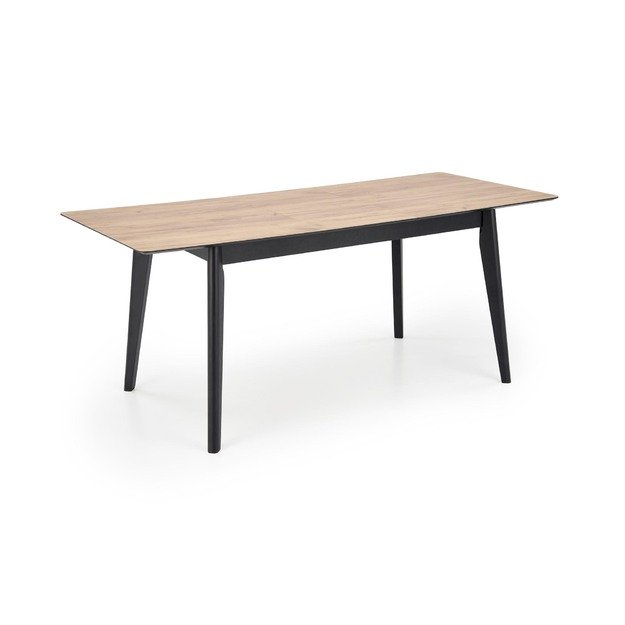 GULIAN extension table, wotan oak / black 4