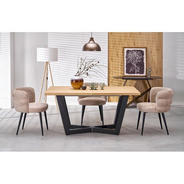 MASSIVE 2 extension table, color: natural oak / natural oak