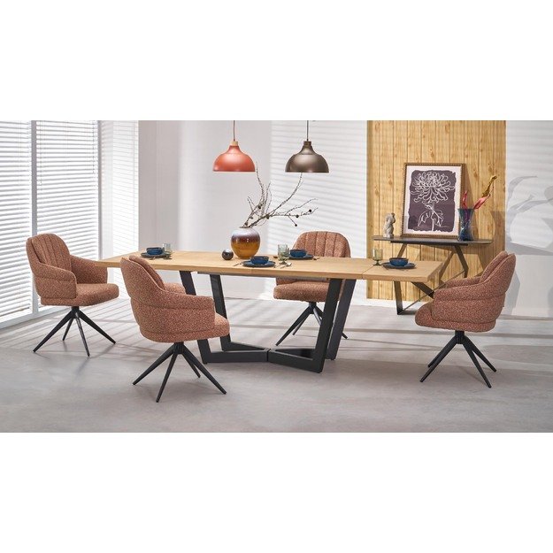 MASSIVE 2 extension table, color: natural oak / natural oak 11